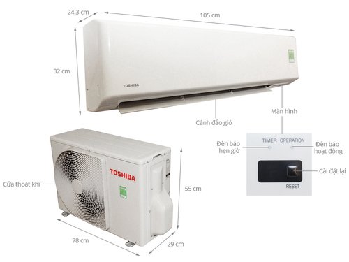 nhận phân phối máy lạnh Toshiba cho dự án